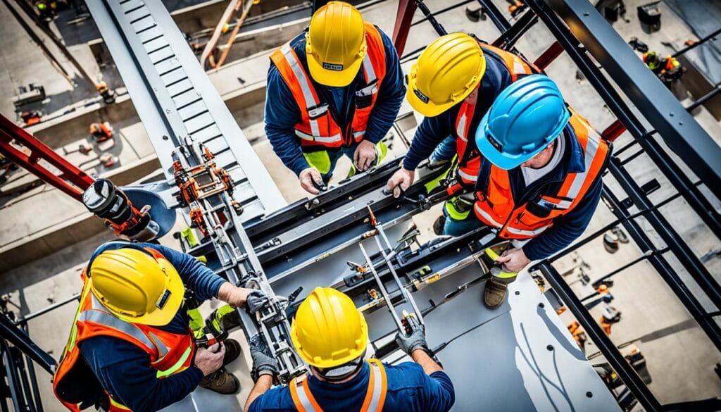 Bouwsteiger veiligheid