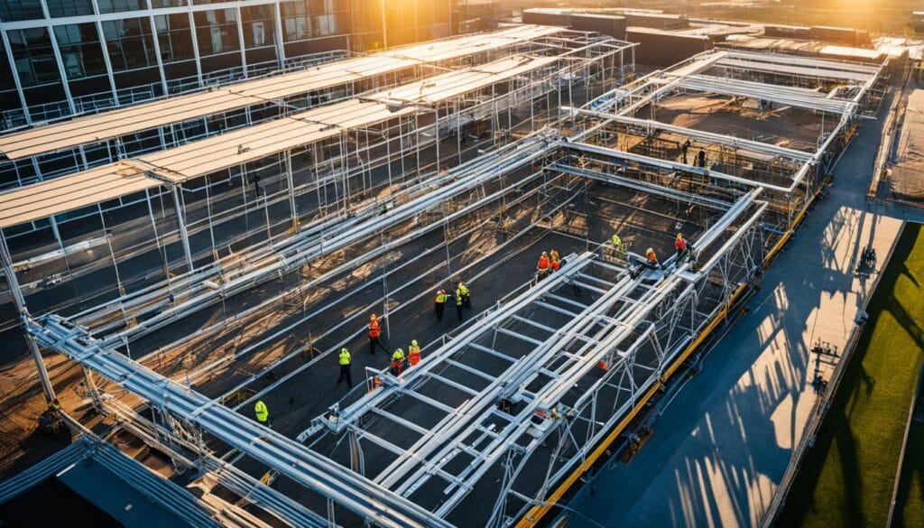 bouwsteiger opbouw Lelystad