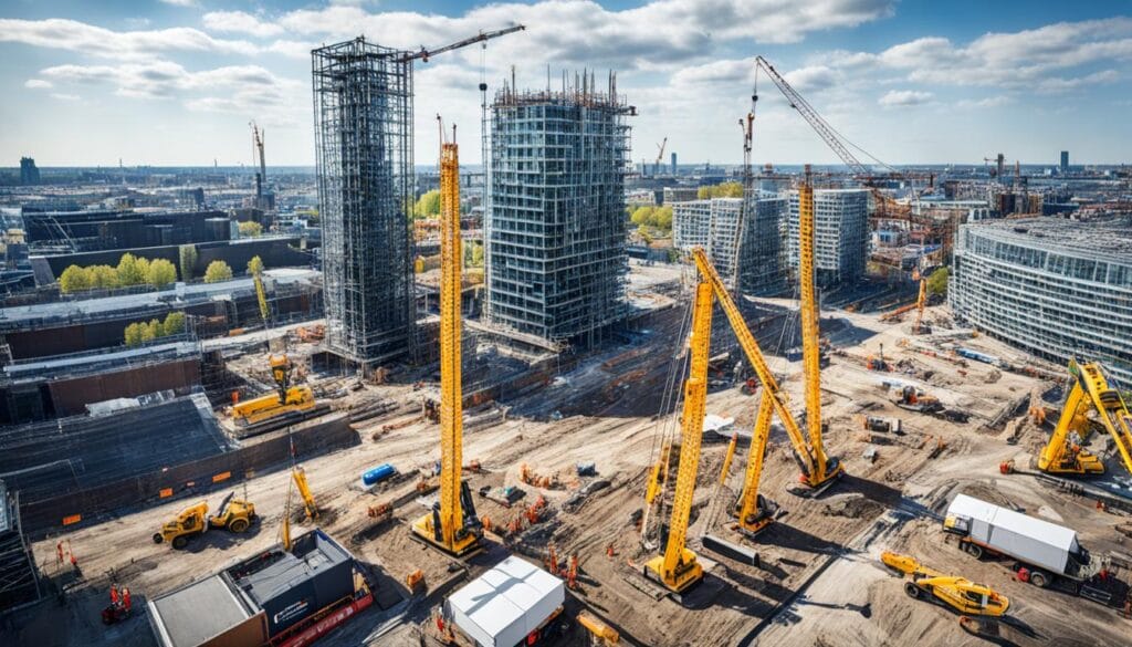 bouwsteiger opbouw Rotterdam